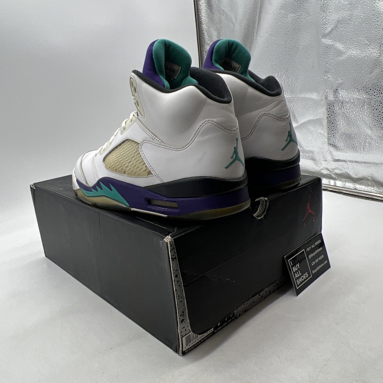 Size 9 - Air Jordan 5 Retro Grape 2013 (136027-108)