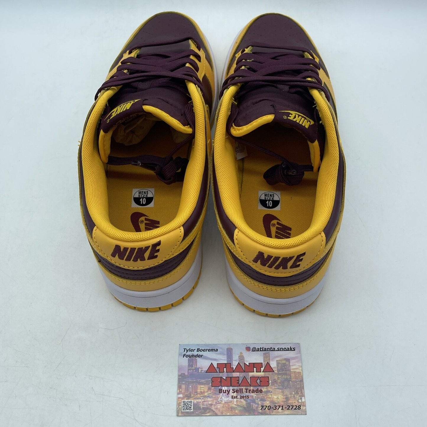 Size 10 - Nike Dunk Low Retro Arizona State Sun Devils 2022 Leather (DD1391-702)