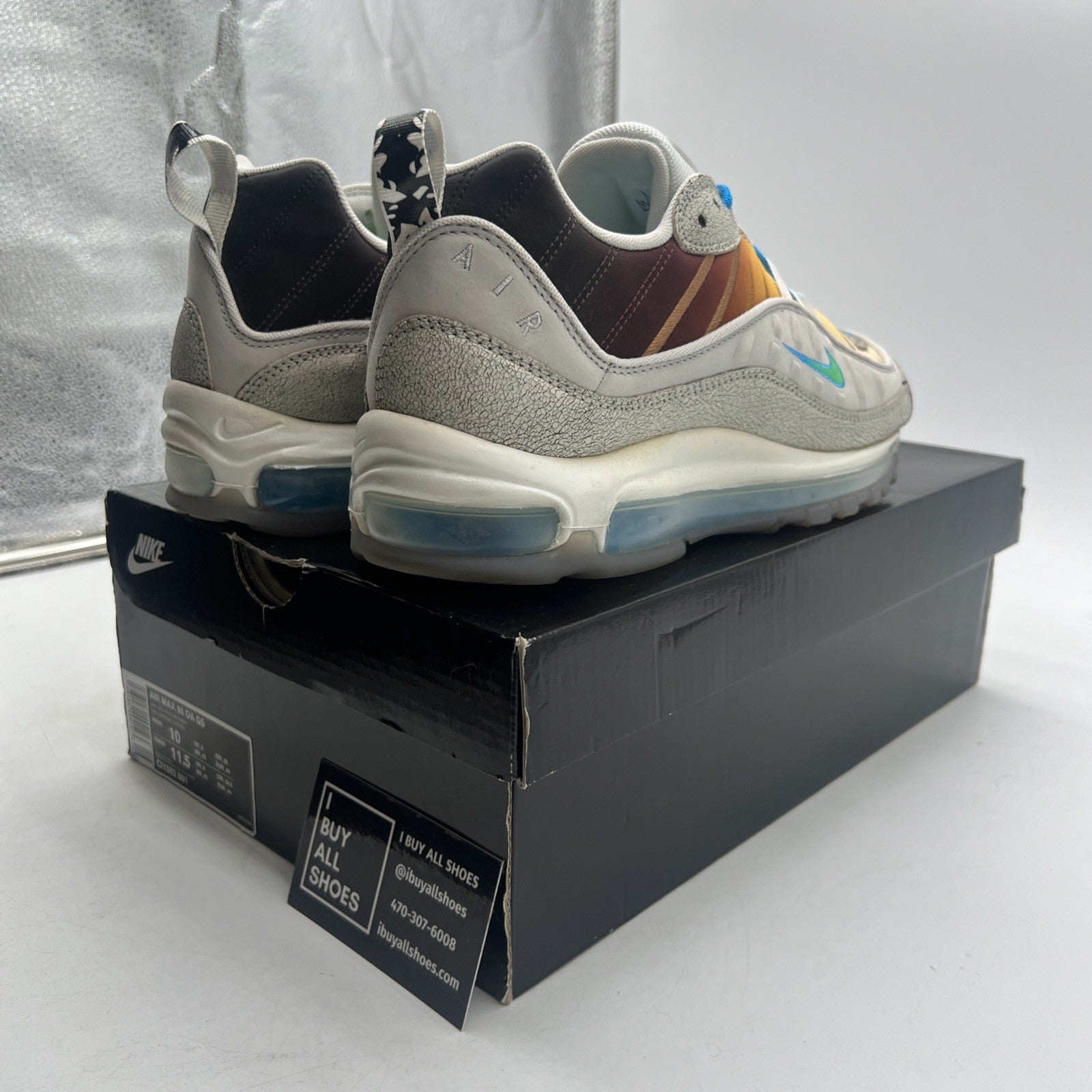 Size 10 - Nike Air Max 98 OA GS Low On Air: NYC La Mezcla (CL1502-001)
