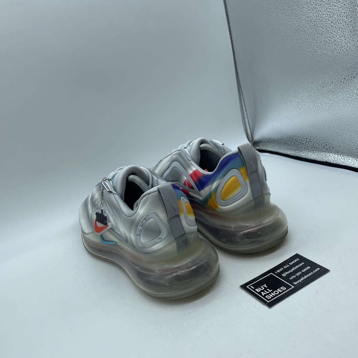 Size 11 - Nike Air Max 720 Pride Grey Blue Purple Suede (AO2924-011)