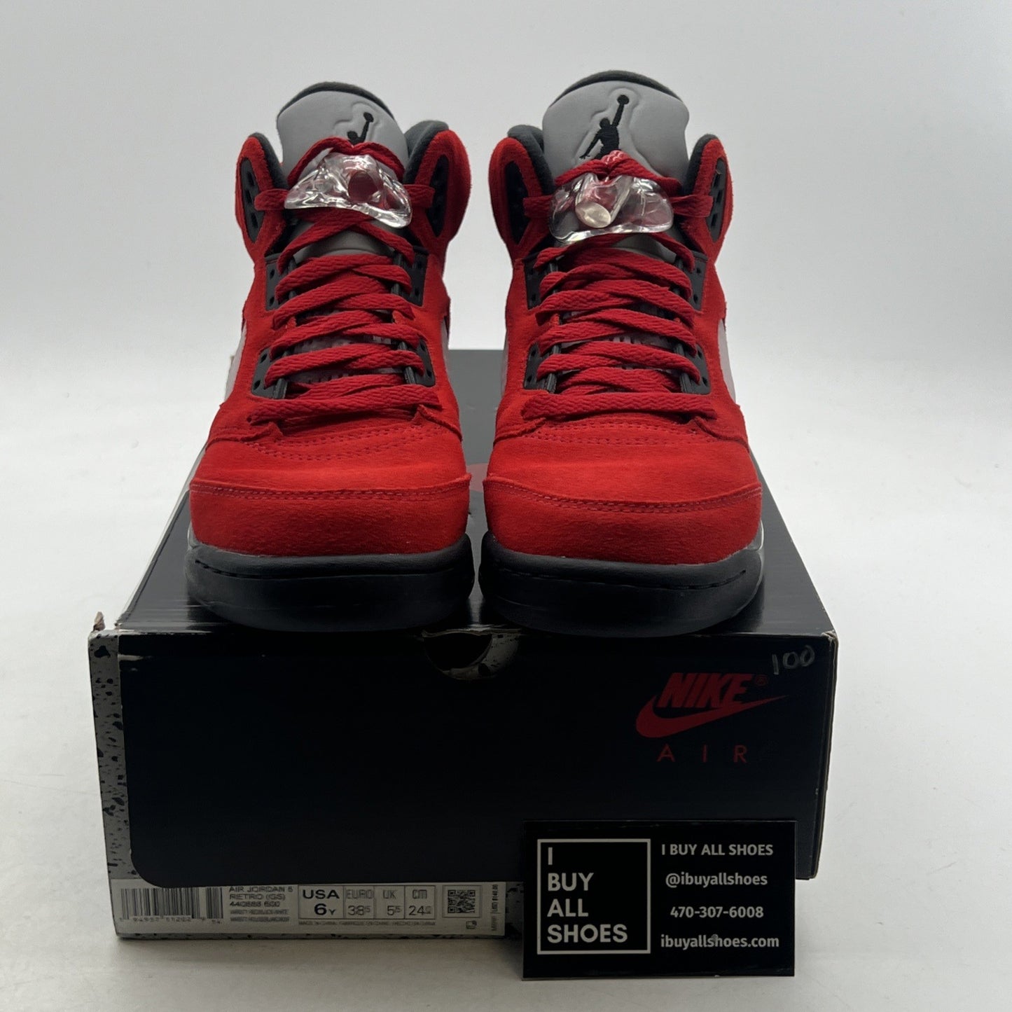 Size 6Y - Air Jordan 5 Retro Mid Raging Bull (440888-600)