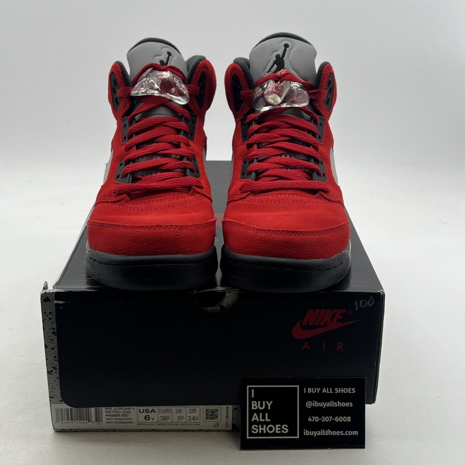 Size 6Y - Air Jordan 5 Retro Mid Raging Bull (440888-600)