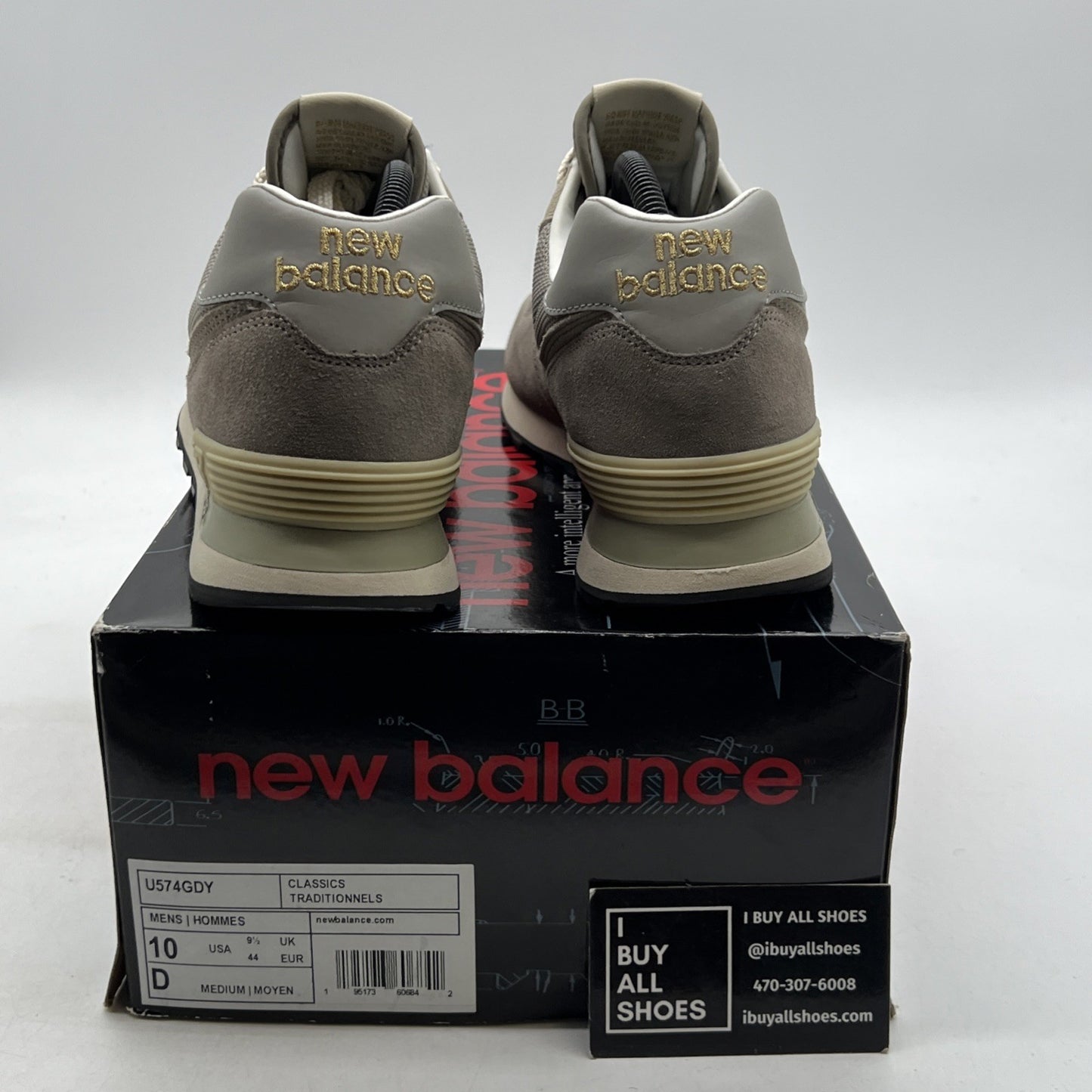 Size 10 - New Balance 574 Un-N-Ding (U574GDY)