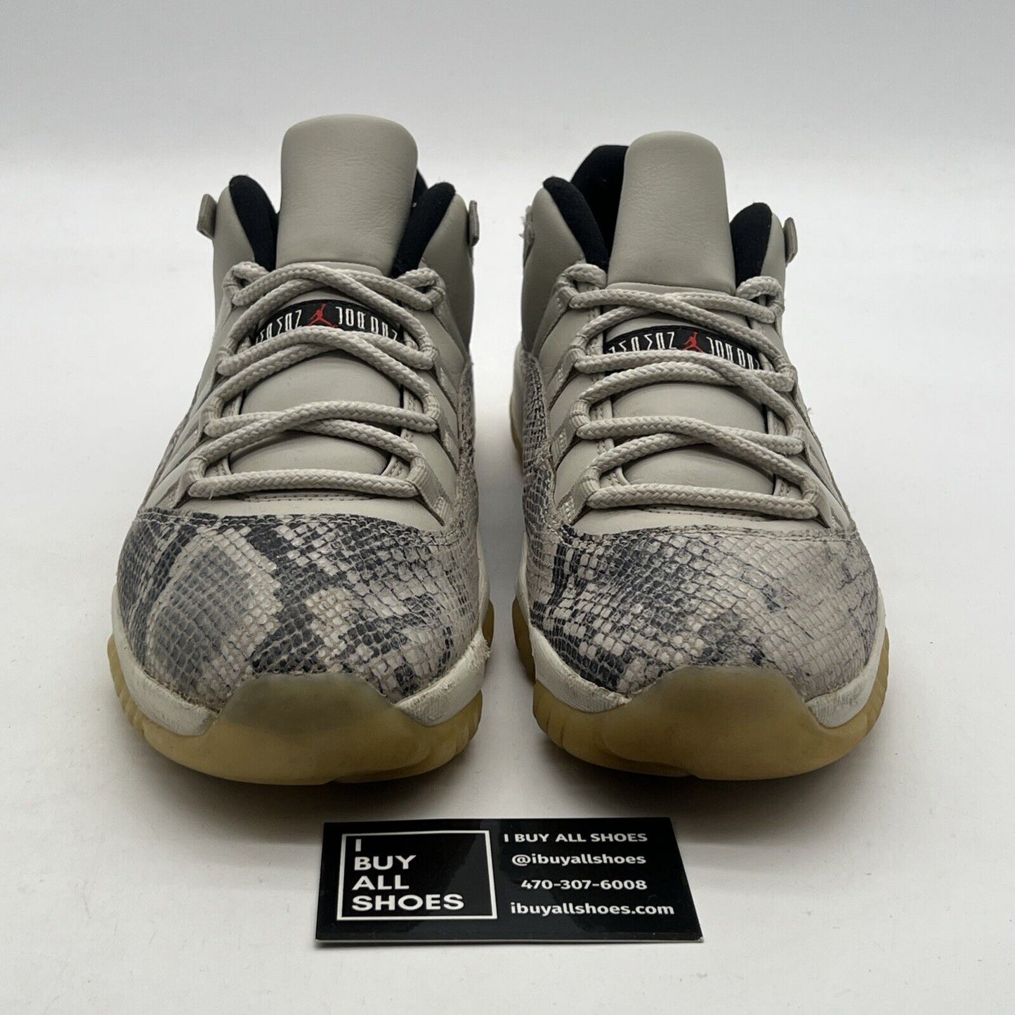 Size 10 - Air Jordan 11 Retro Low Light Bone Snakeskin (CD6846-002)