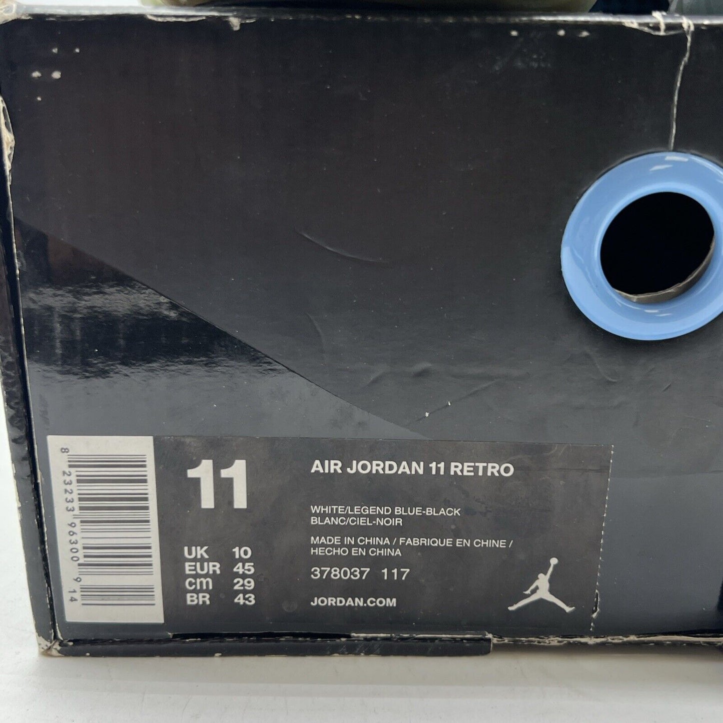 Size 11 - Air Jordan 11 Retro High Legend Blue (378037-117)