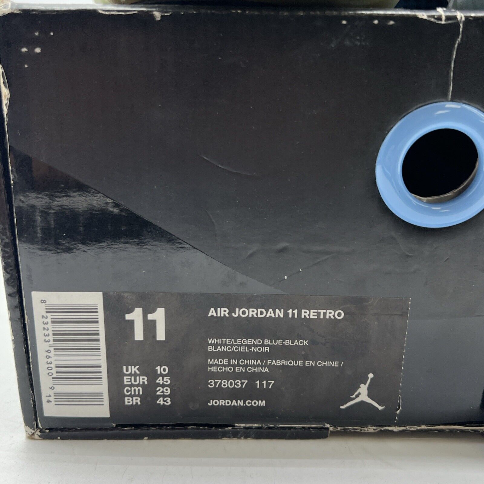 Size 11 - Air Jordan 11 Retro High Legend Blue (378037-117)