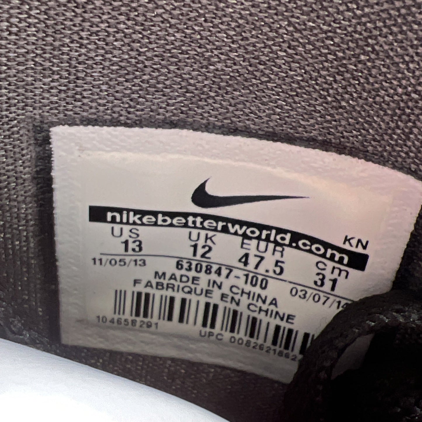 Size 13 - Nike Kobe 9 Elite Fundamentals (630847-100)