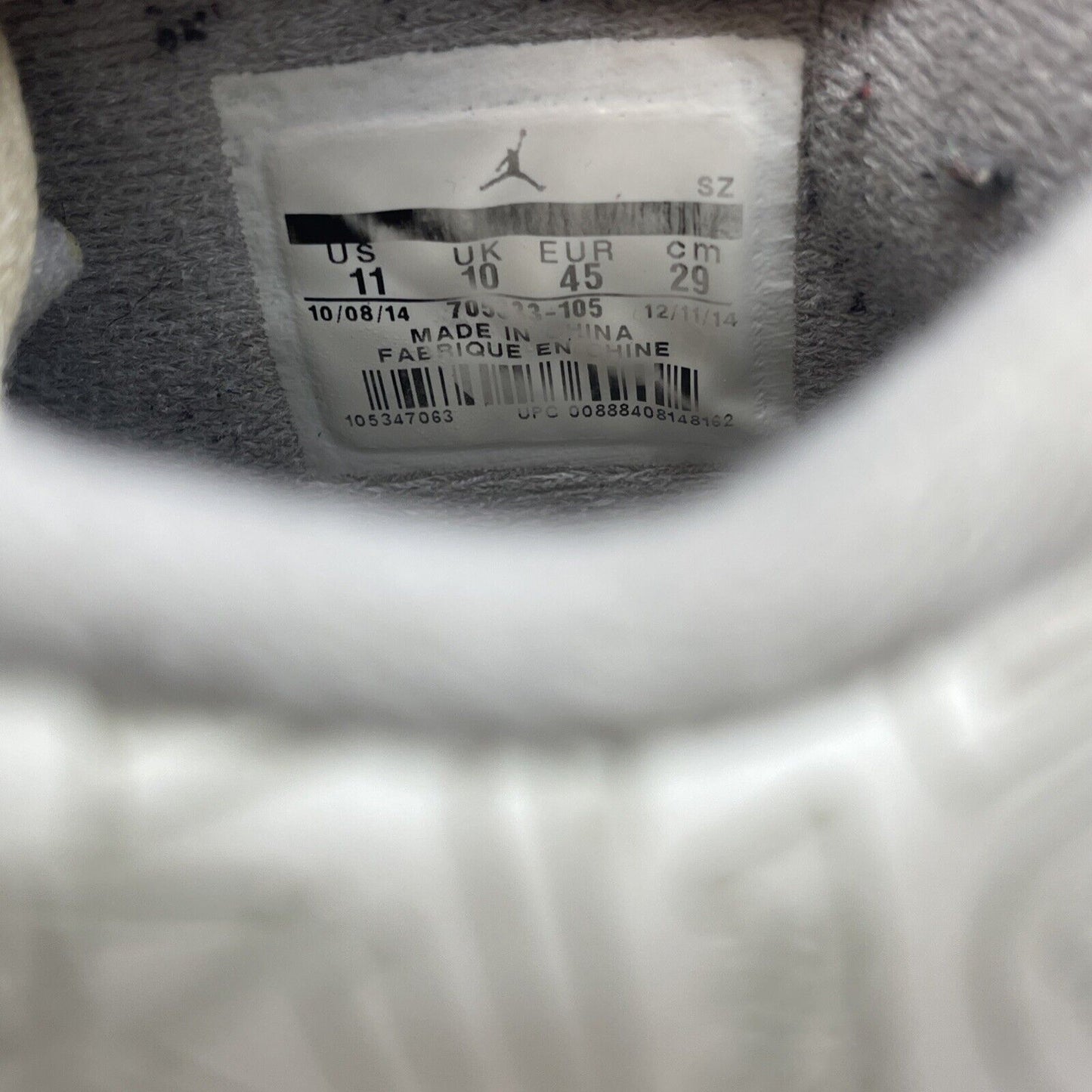 Size 11 - Air Jordan 4 Retro 30th Anniversary Laser Grey White (705333-105)