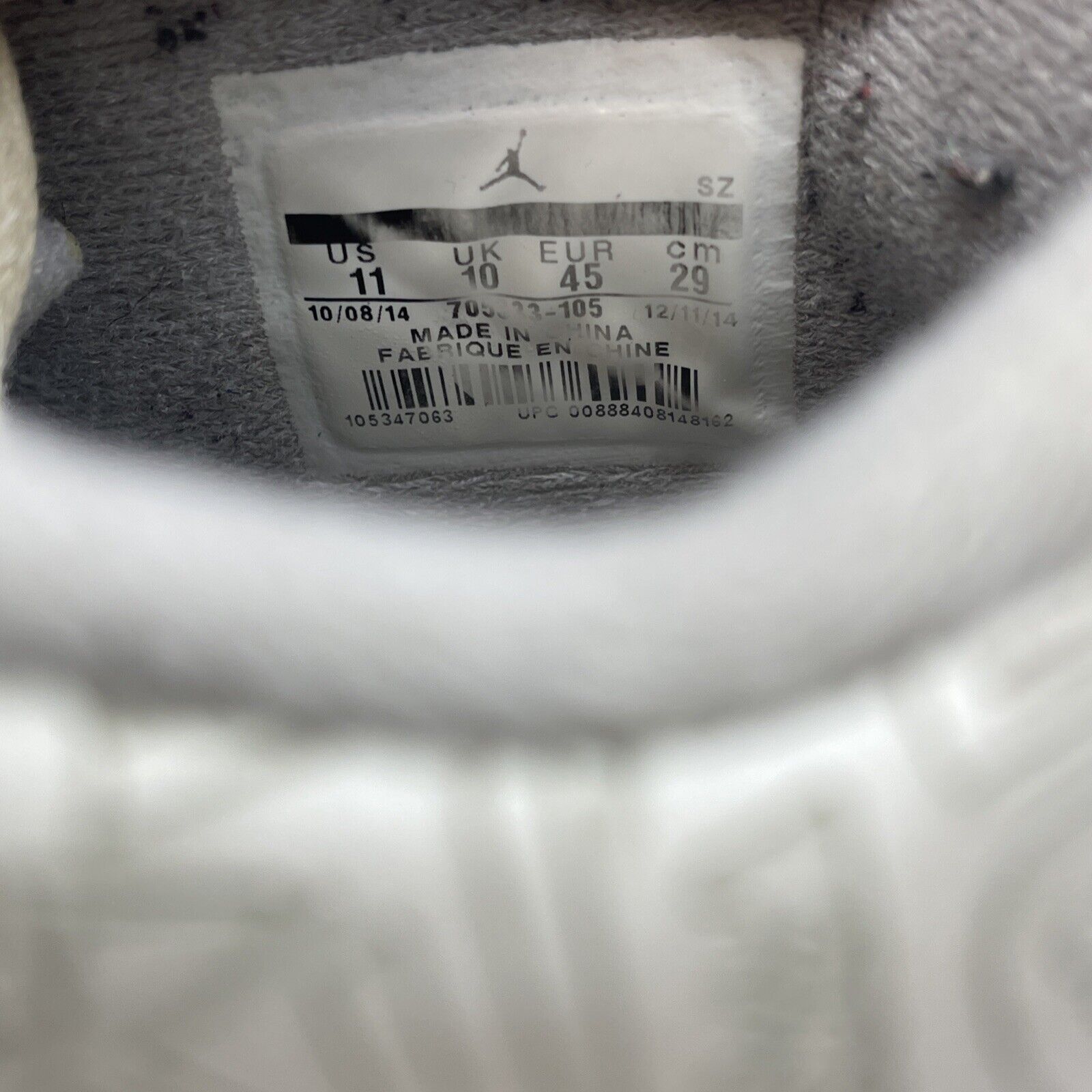 Size 11 - Air Jordan 4 Retro 30th Anniversary Laser Grey White (705333-105)