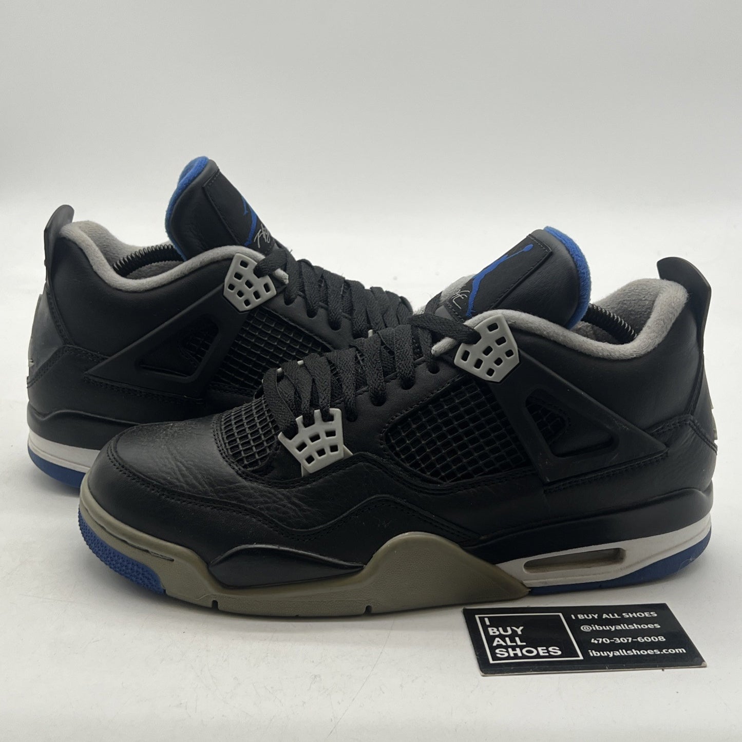 Size 9.5 - Air Jordan 4 Retro Motorsports Alternate (408497-006)