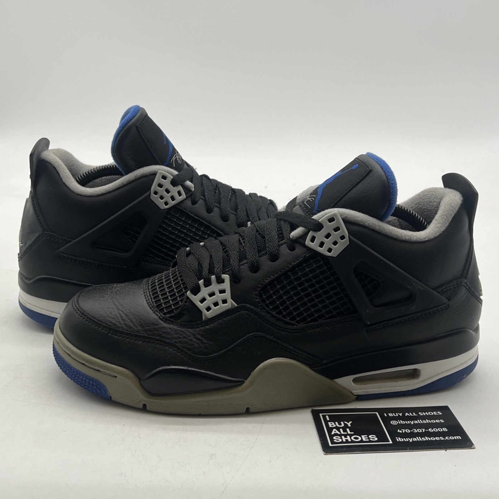 Size 9.5 - Air Jordan 4 Retro Motorsports Alternate (408497-006)