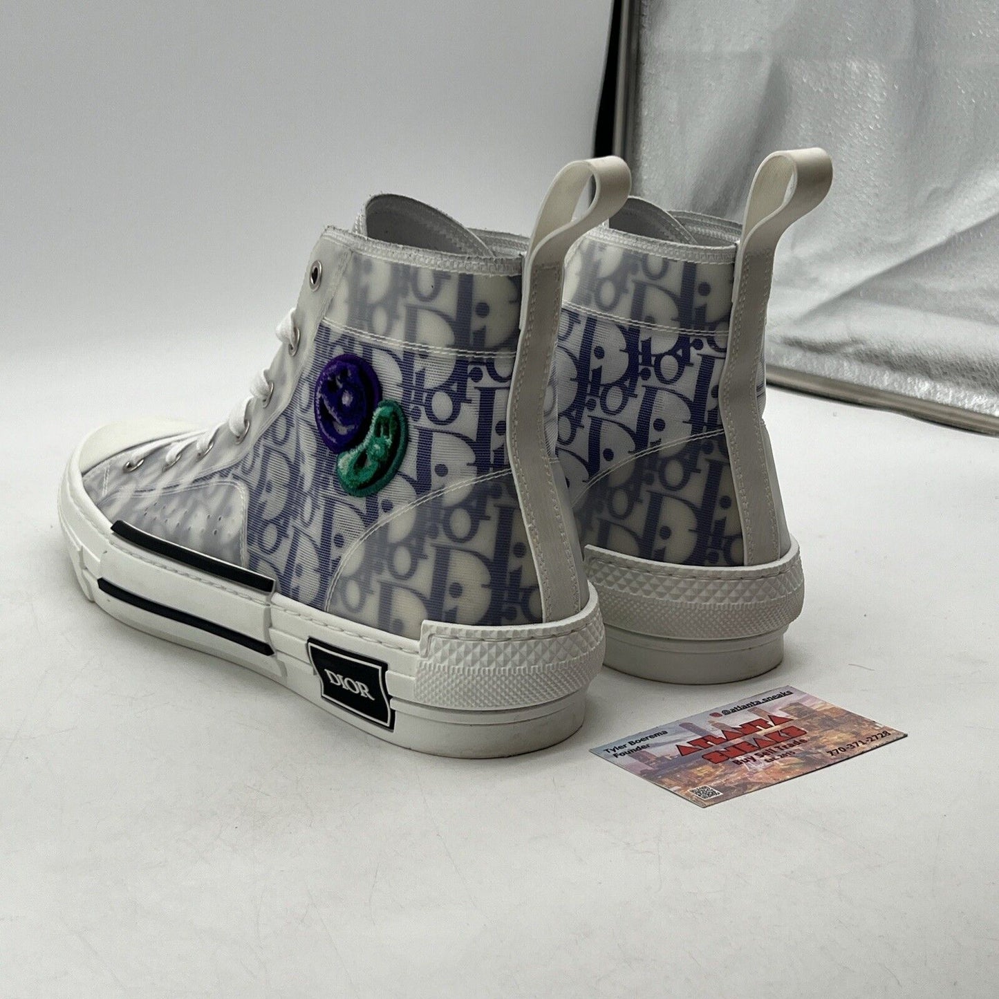 Size 10 - Dior B23 High X Kenny Scharf Purple White Green (3SH118ZKY-H065)