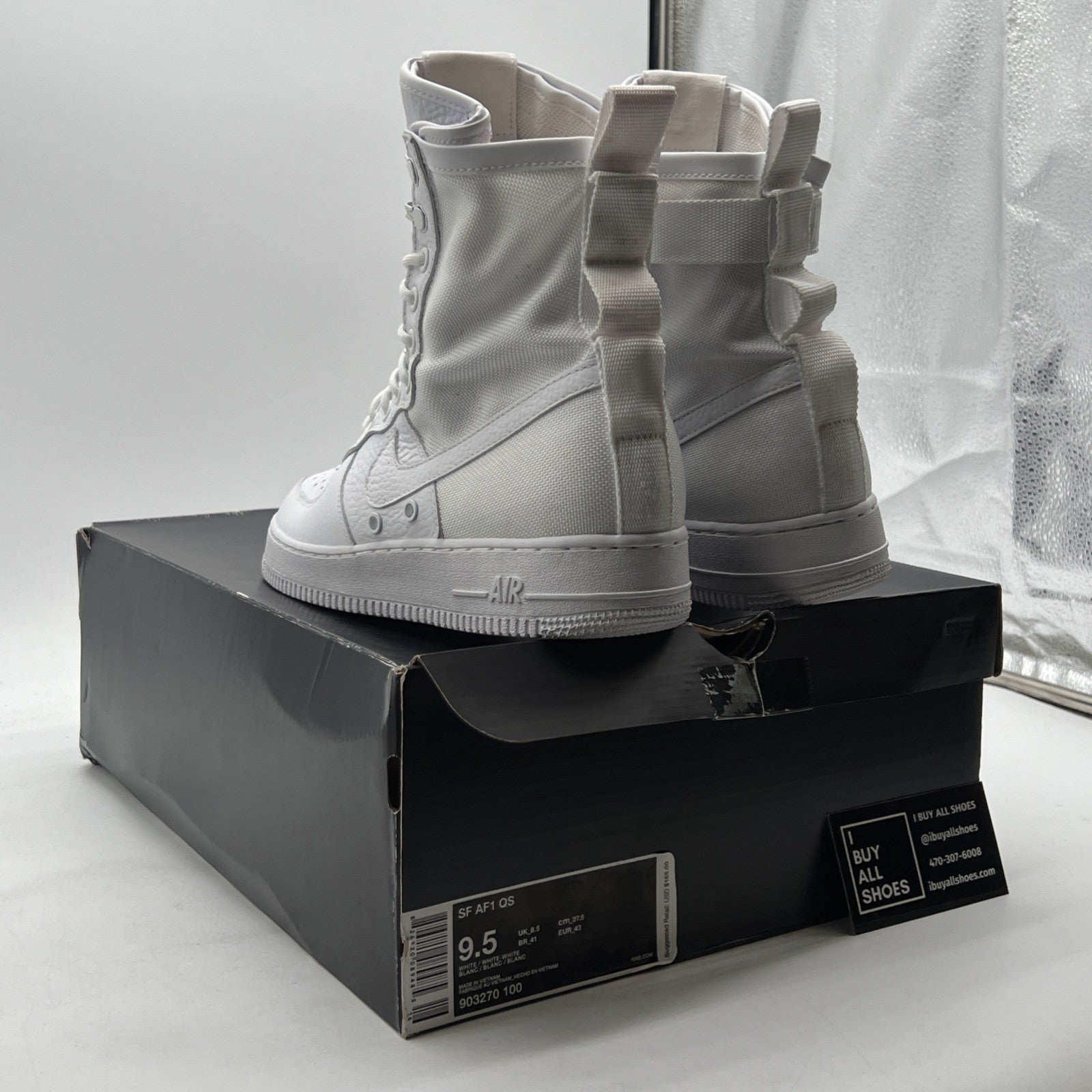 Size 9.5 - Nike SF Air Force 1 QS (903270-100)