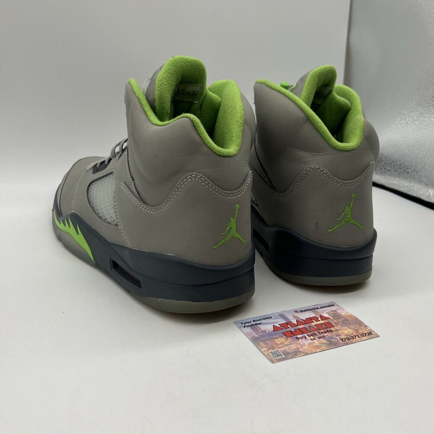 Size 11 - Jordan 5 Retro Green Bean Grey Green Icey