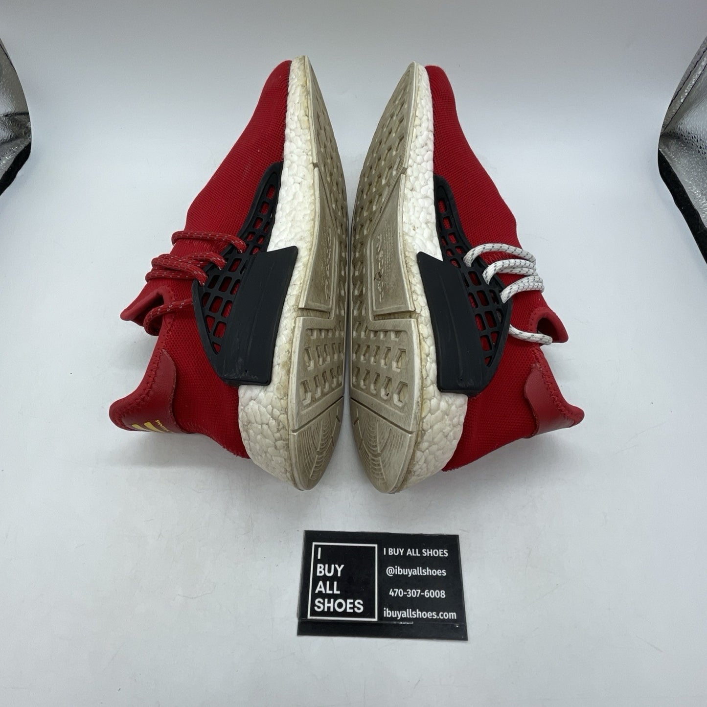 Size 10.5 - Adidas Pharrell x NMD Human Race Red (BB0616)