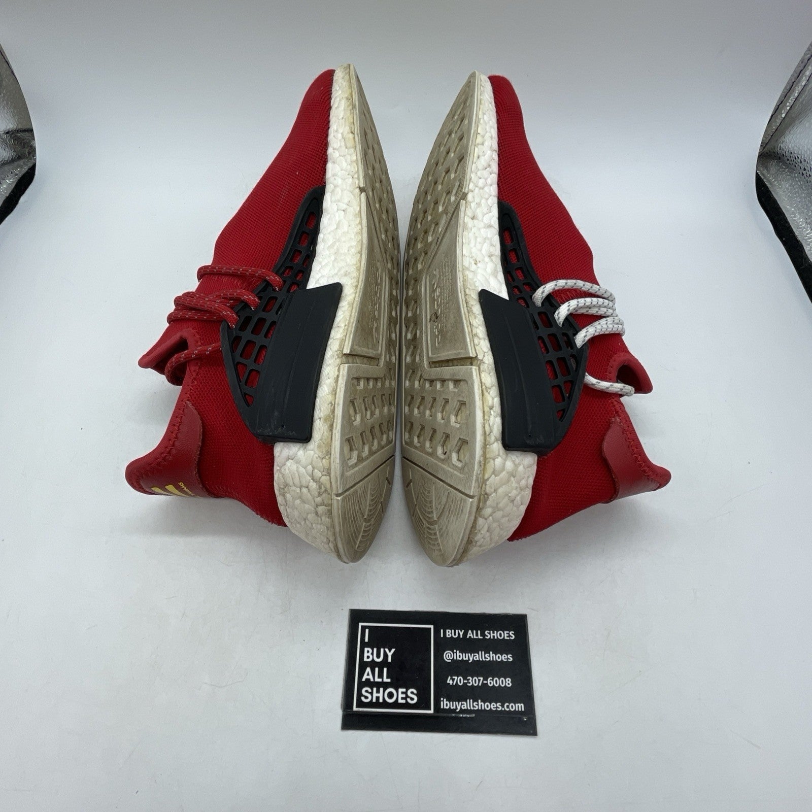 Size 10.5 - Adidas Pharrell x NMD Human Race Red (BB0616)