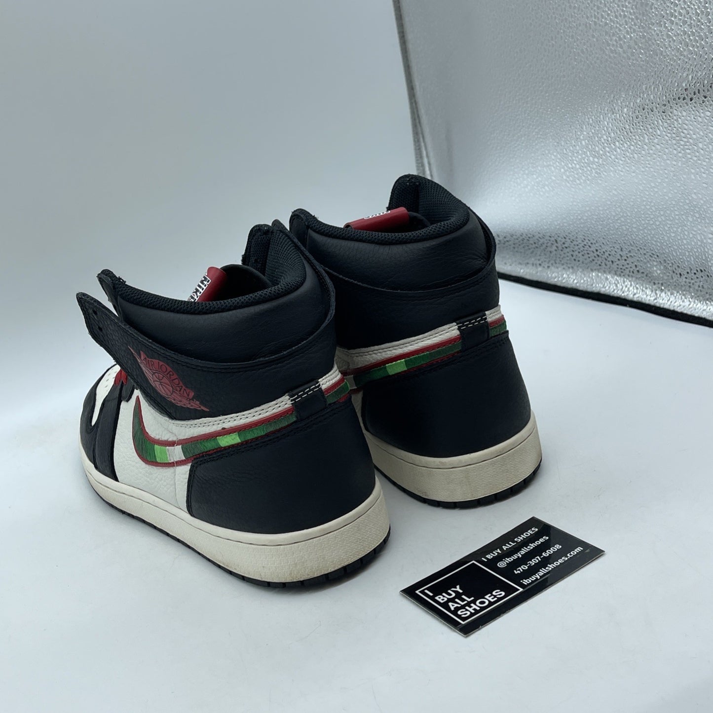 Size 12 - Air Jordan 1 Retro OG High A Star Is Born Leather Black (555088-015)