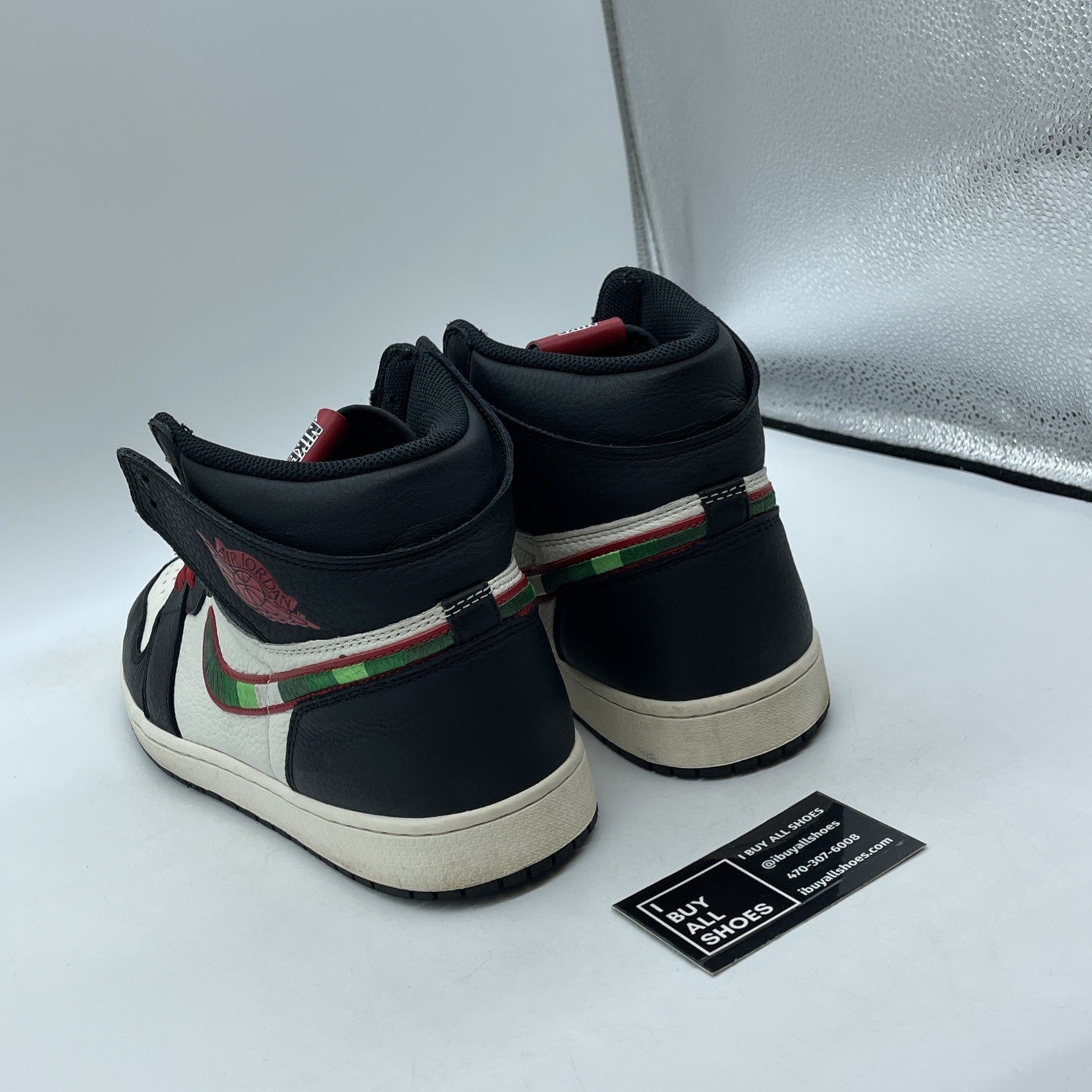Size 12 - Air Jordan 1 Retro OG High A Star Is Born Leather Black (555088-015)