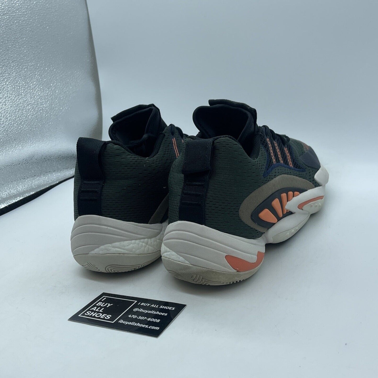 Size 13.5 - adidas Crazy BYW X 2.0 Green Brown Orange Suede Leather (EE6884)