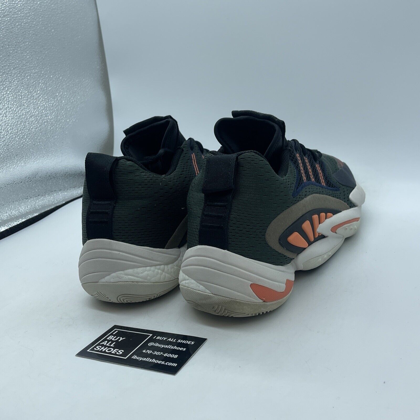 Size 13.5 - adidas Crazy BYW X 2.0 Green Brown Orange Suede Leather (EE6884)