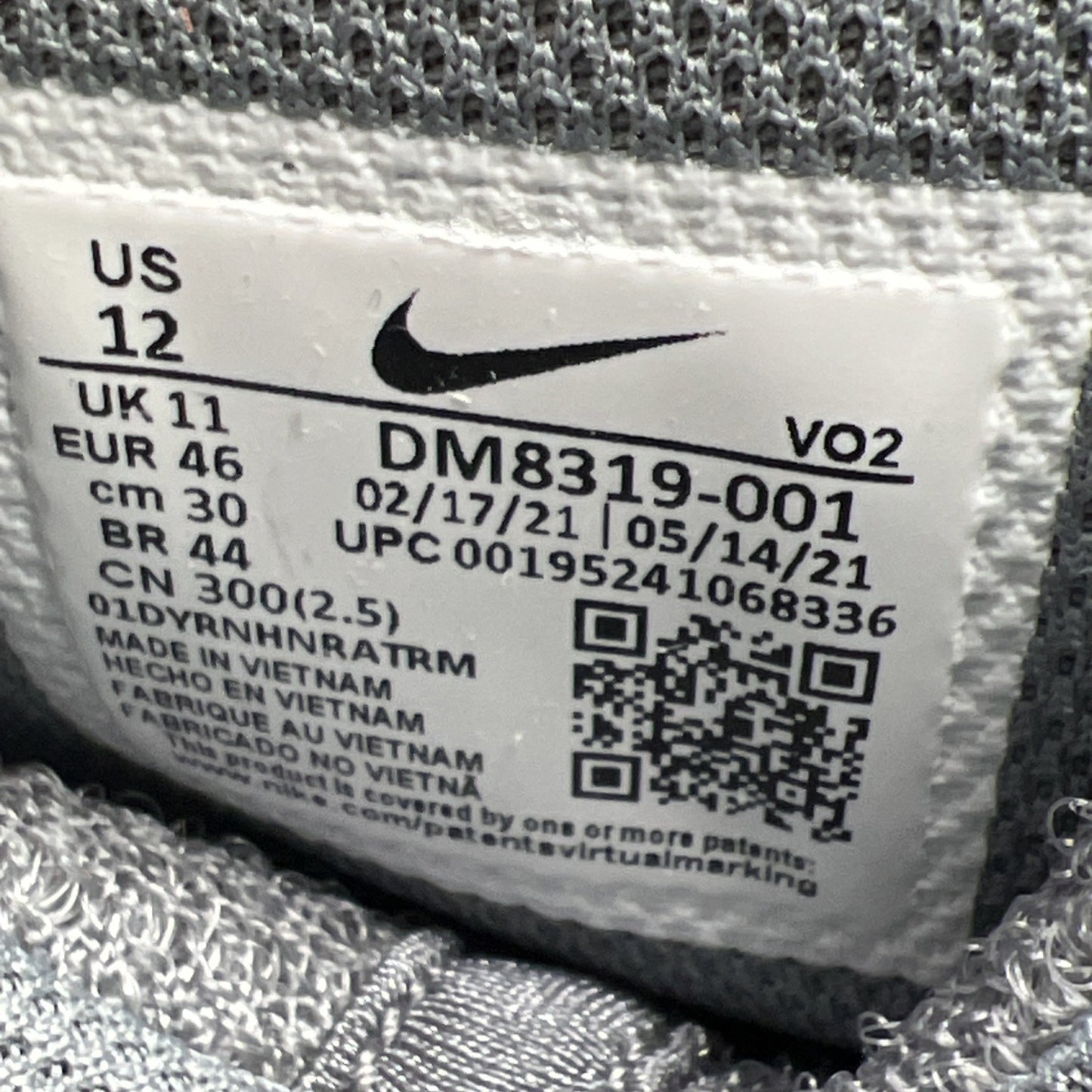 Size 12 - Nike Air Max 2 CB 94 2015 Cool Grey (DM8319-001)