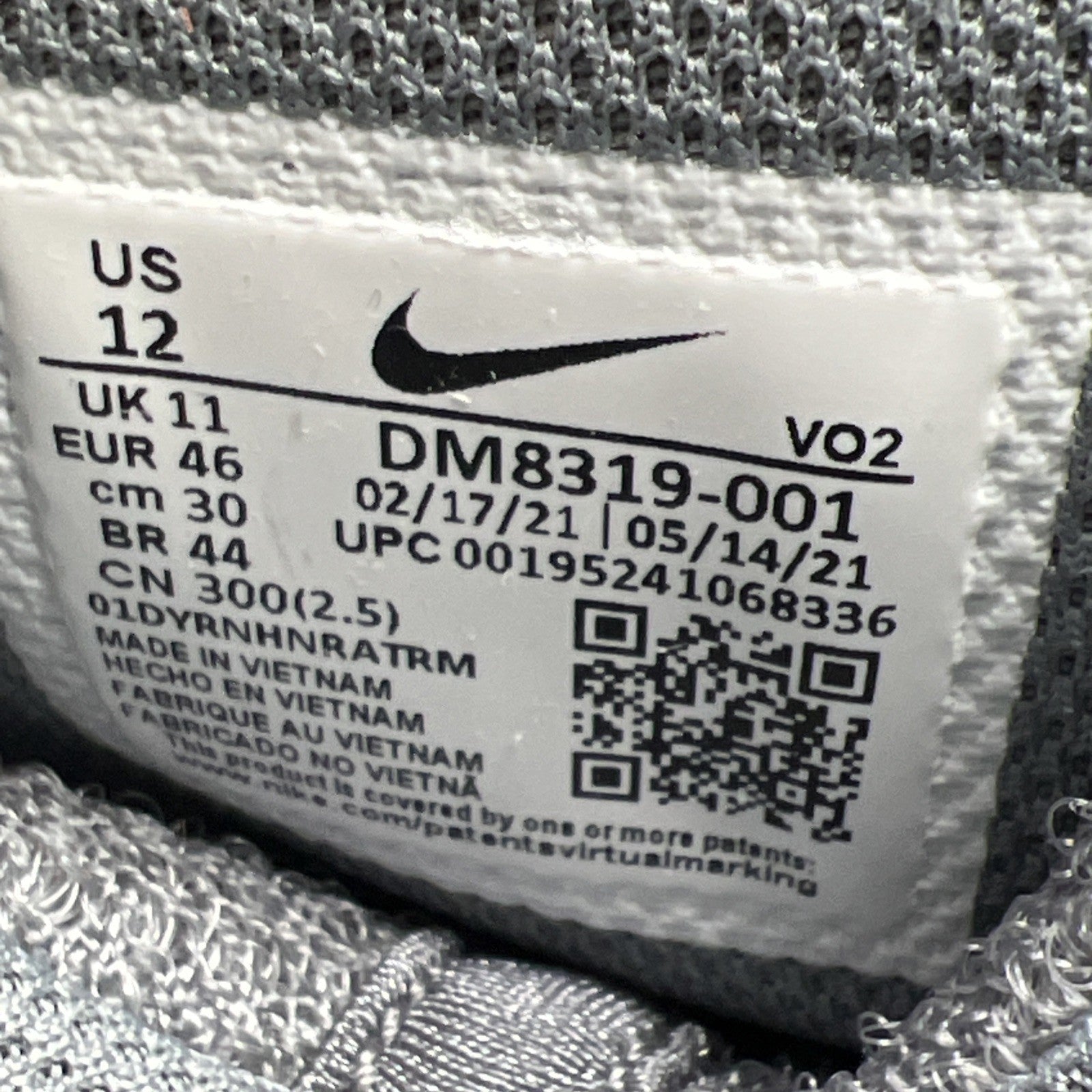 Size 12 - Nike Air Max 2 CB 94 2015 Cool Grey (DM8319-001)