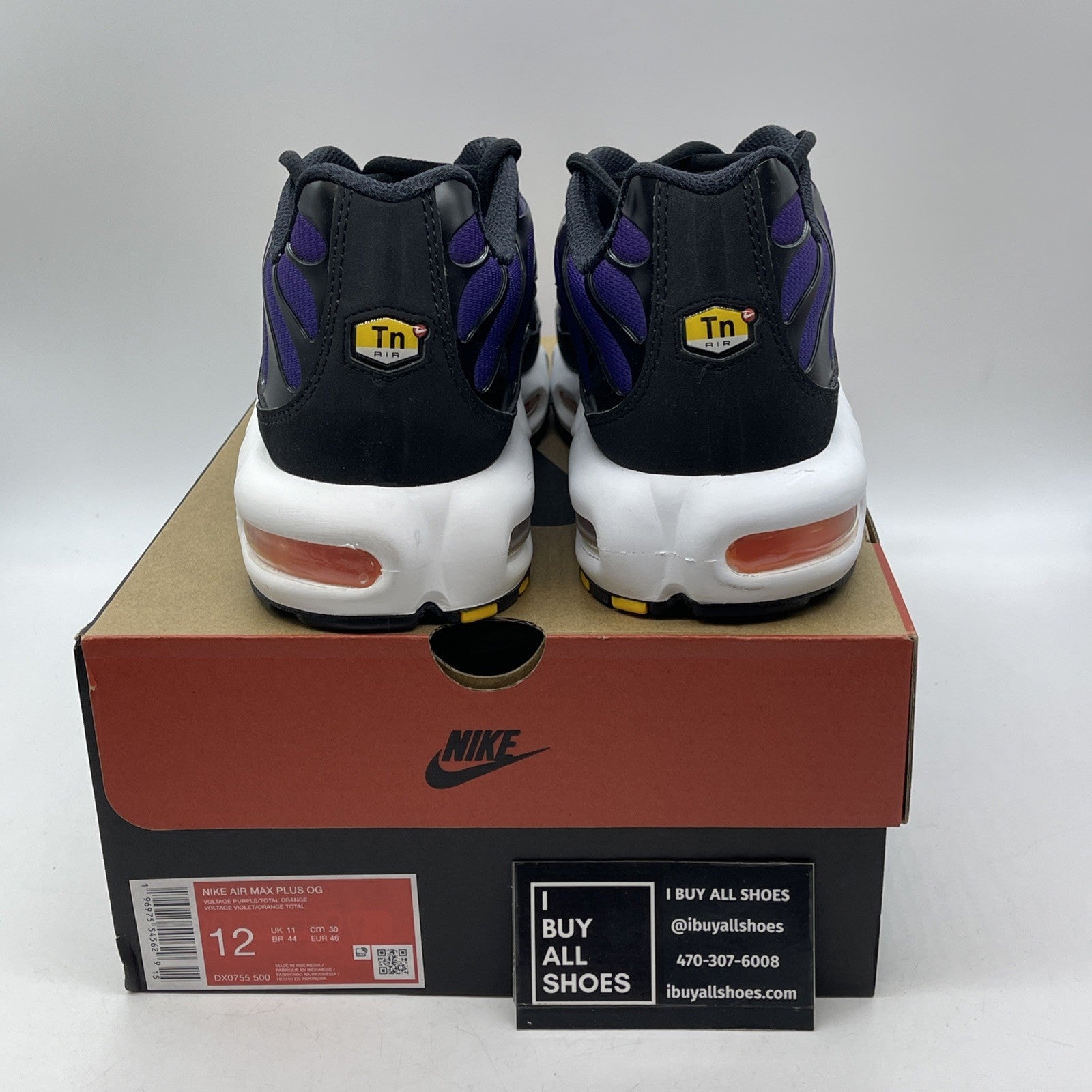 Size 12 - Nike Air Max Plus OG 2024 Voltage Purple (DX0755-500)
