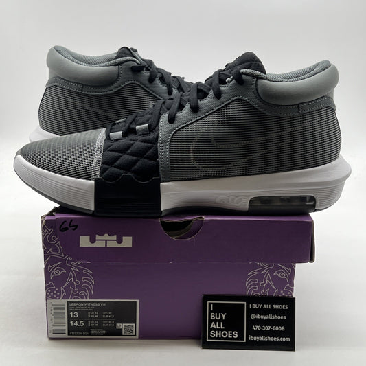 Size 13 - Nike LeBron Witness 8 Cool Grey Black (FB2239-004)