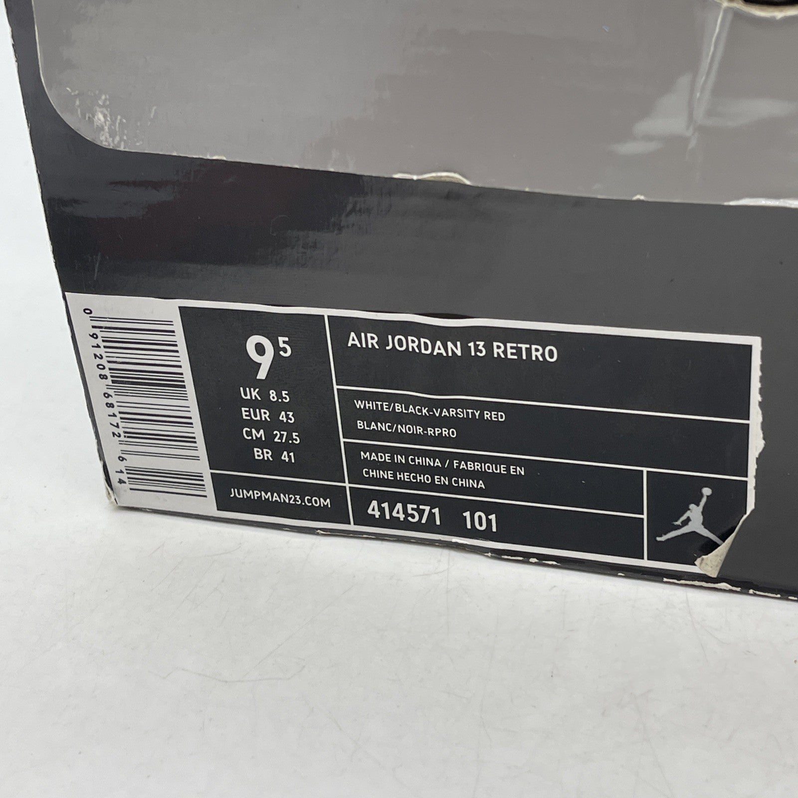 Size 9.5 - Air Jordan 13 Retro 2010 Cherry (414571-101)