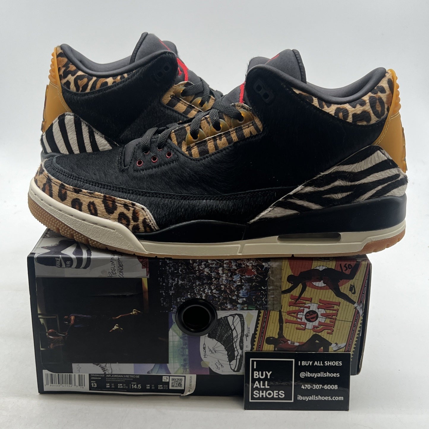 Size 13 - Air Jordan 3 Retro SE Animal Instinct (CK4344-002)