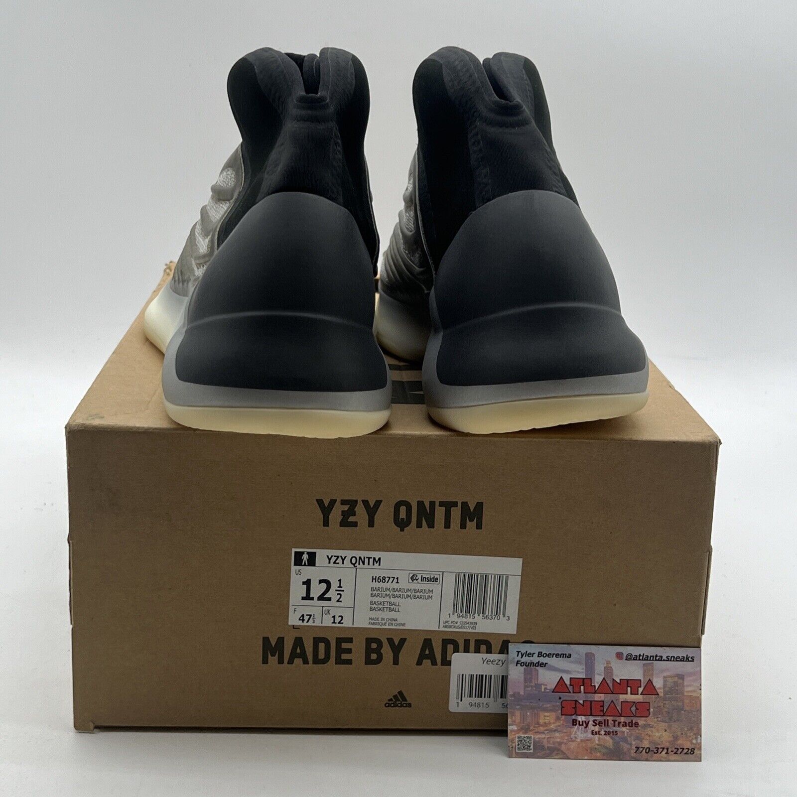 Size 12.5 - adidas Yeezy Quantum Barium (H68771)