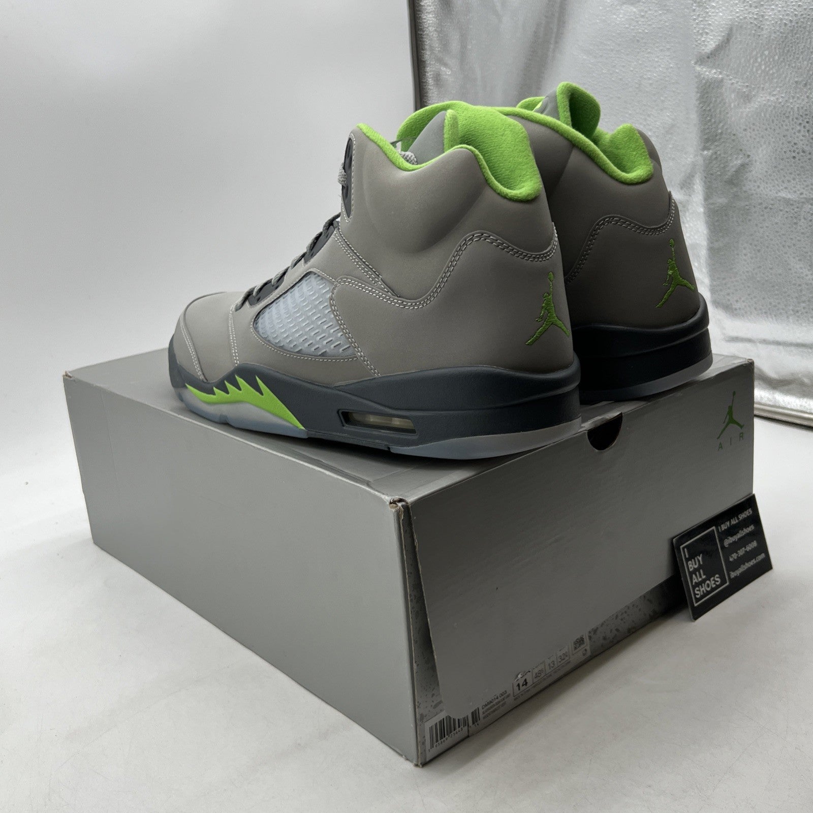 Size 14 - Air Jordan 5 Retro Green Bean (DM9014-003)