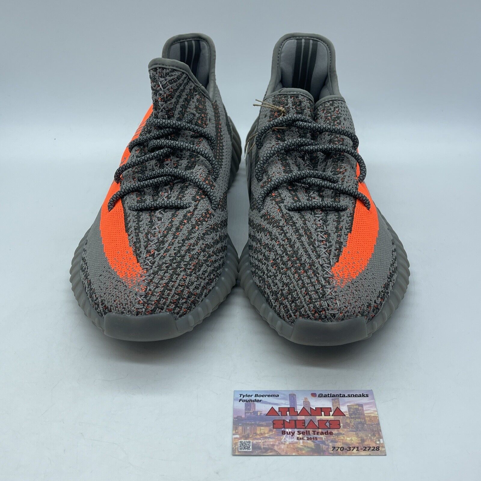 Size 13 - adidas Yeezy Boost 350 V2 Low Beluga Reflective Grey Orange (GW1229)