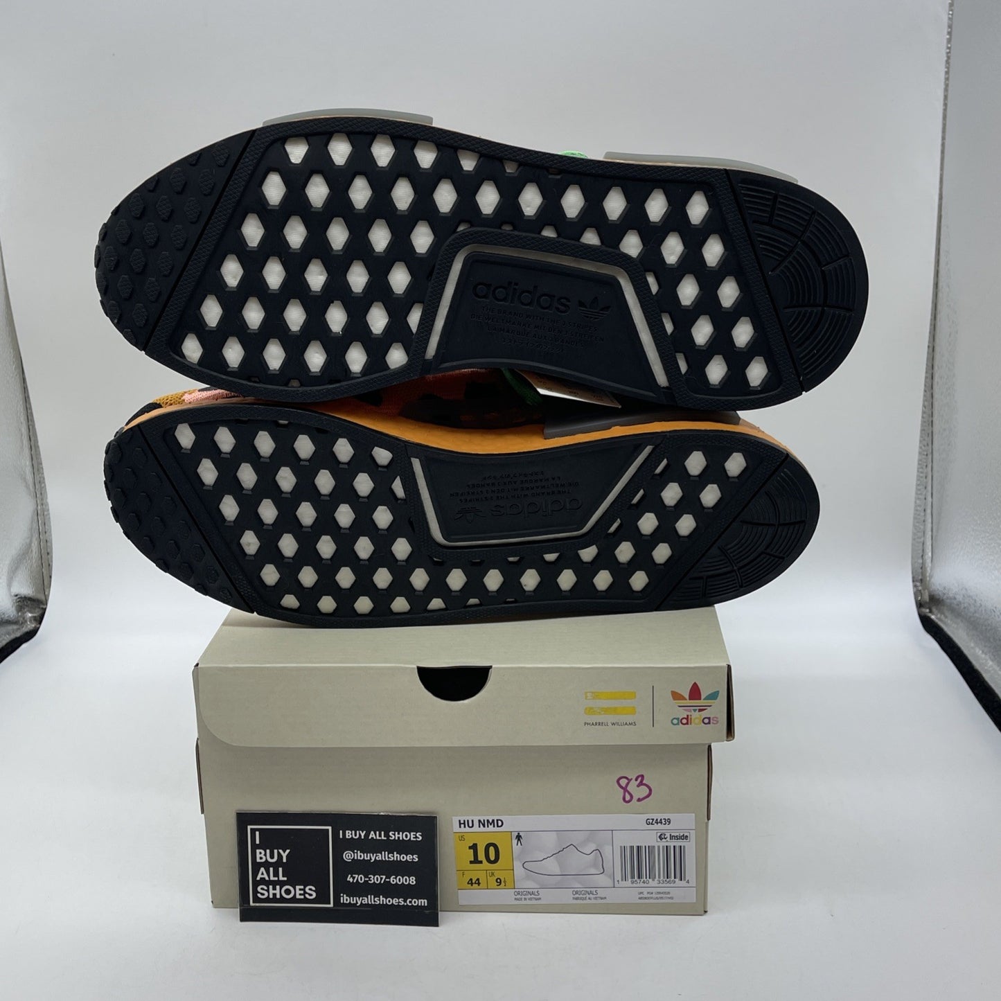 Size 10 - adidas Pharrell x NMD Human Race Animal Print Suede (GZ4439)