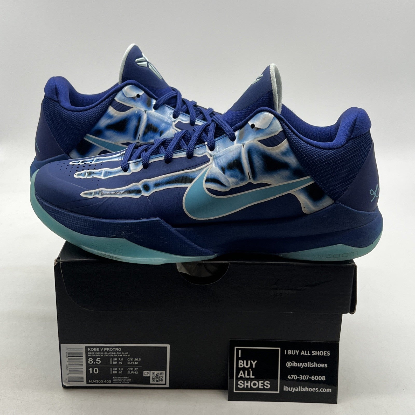 Size 8.5 - Nike Zoom Kobe 5 Protro X-Ray (HJ4303-400)