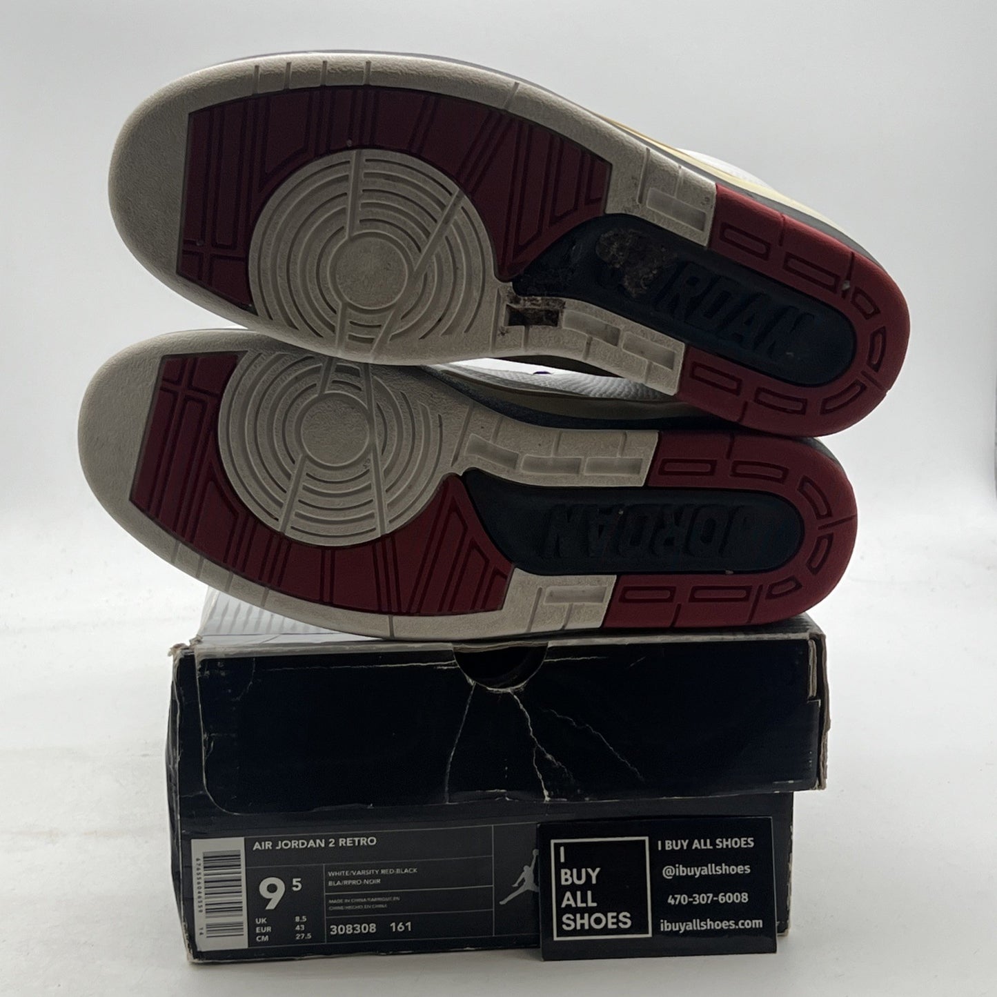 Size 9.5 - Air Jordan 2 Retro 2004 (308308-161)
