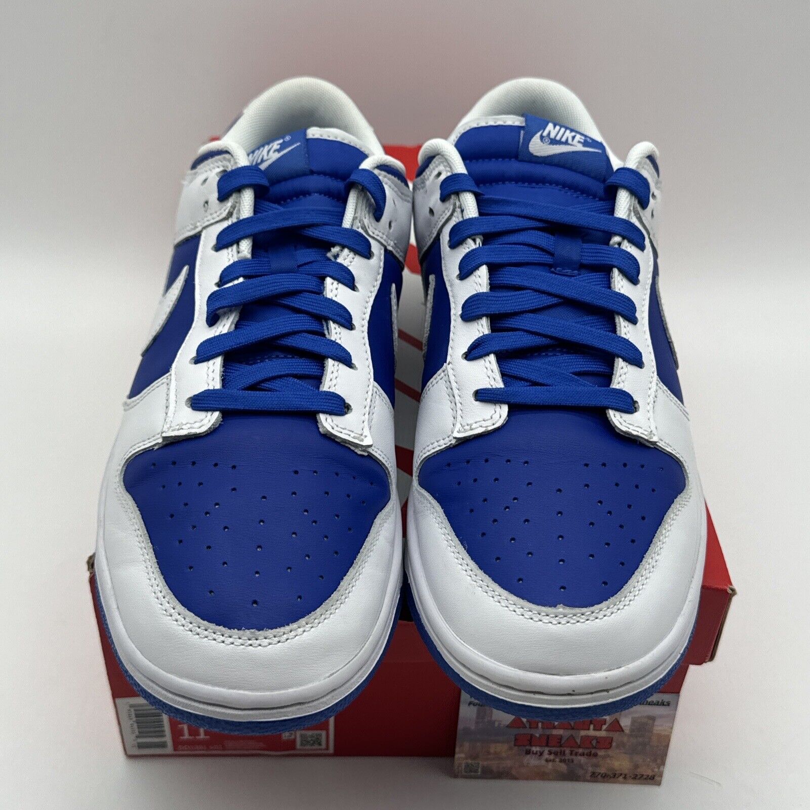 Size 11 - Nike Dunk Low Racer Blue 2022 White Blue Royal