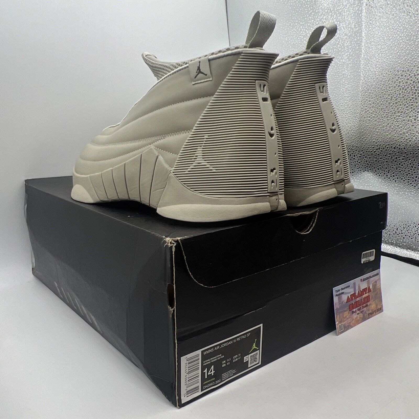 Size 14 - Billie Eilish x Air Jordan 15 Retro Brown W Tan Leather (DN2863-200)