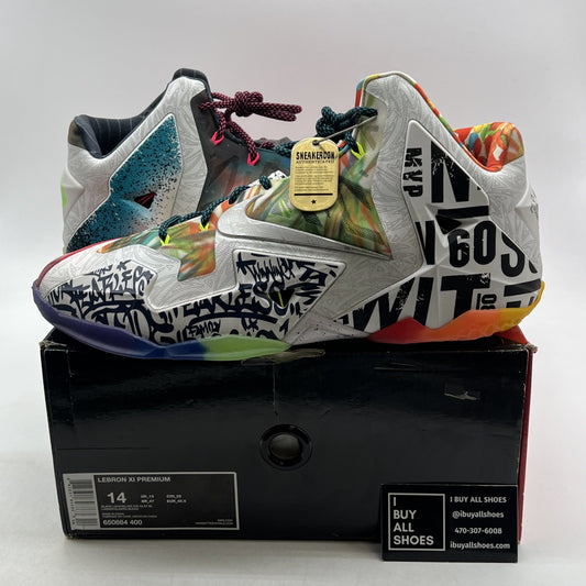 Size 14 - Nike LeBron 11 Premium What The LeBron (650884-400)