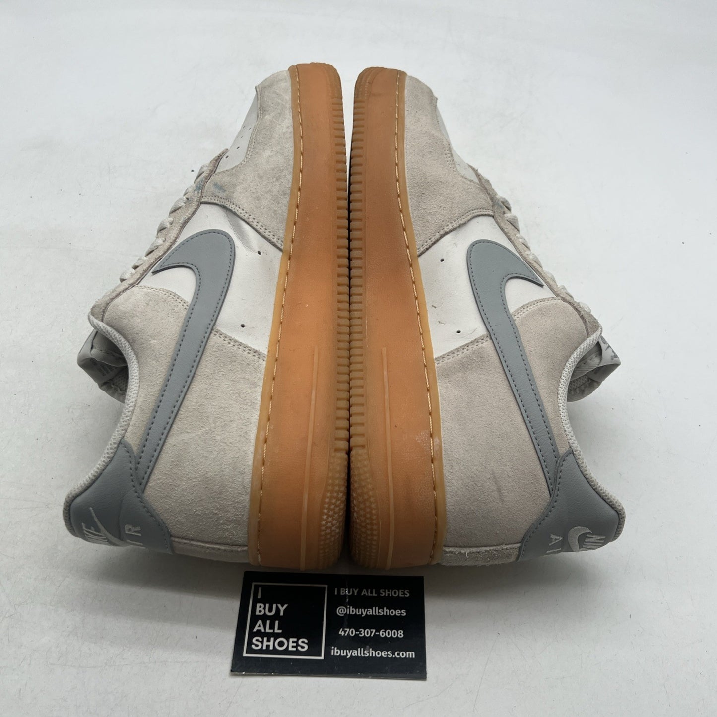 Size 12 - Nike Air Force 1 '07 LV8 Gum Pack - Phantom Light Smoke (FQ8714-002)