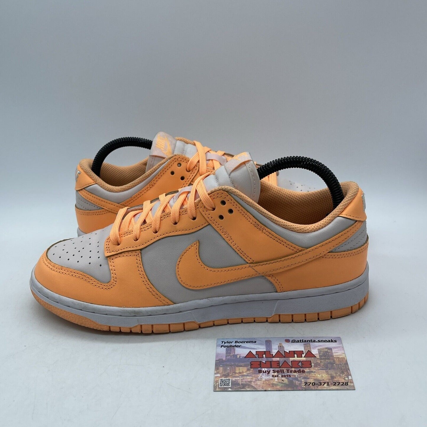 Size 9 - Nike Dunk Low Peach Cream 2022 Orange White Leather (DD1503-801)