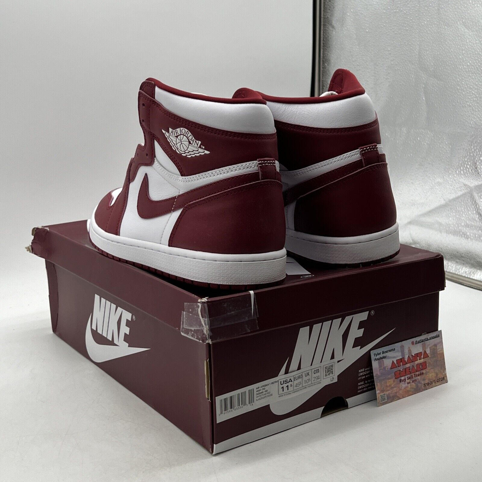 Size 11.5 - Air Jordan 1 Retro OG High Artisanal Red (DZ5485-160)
