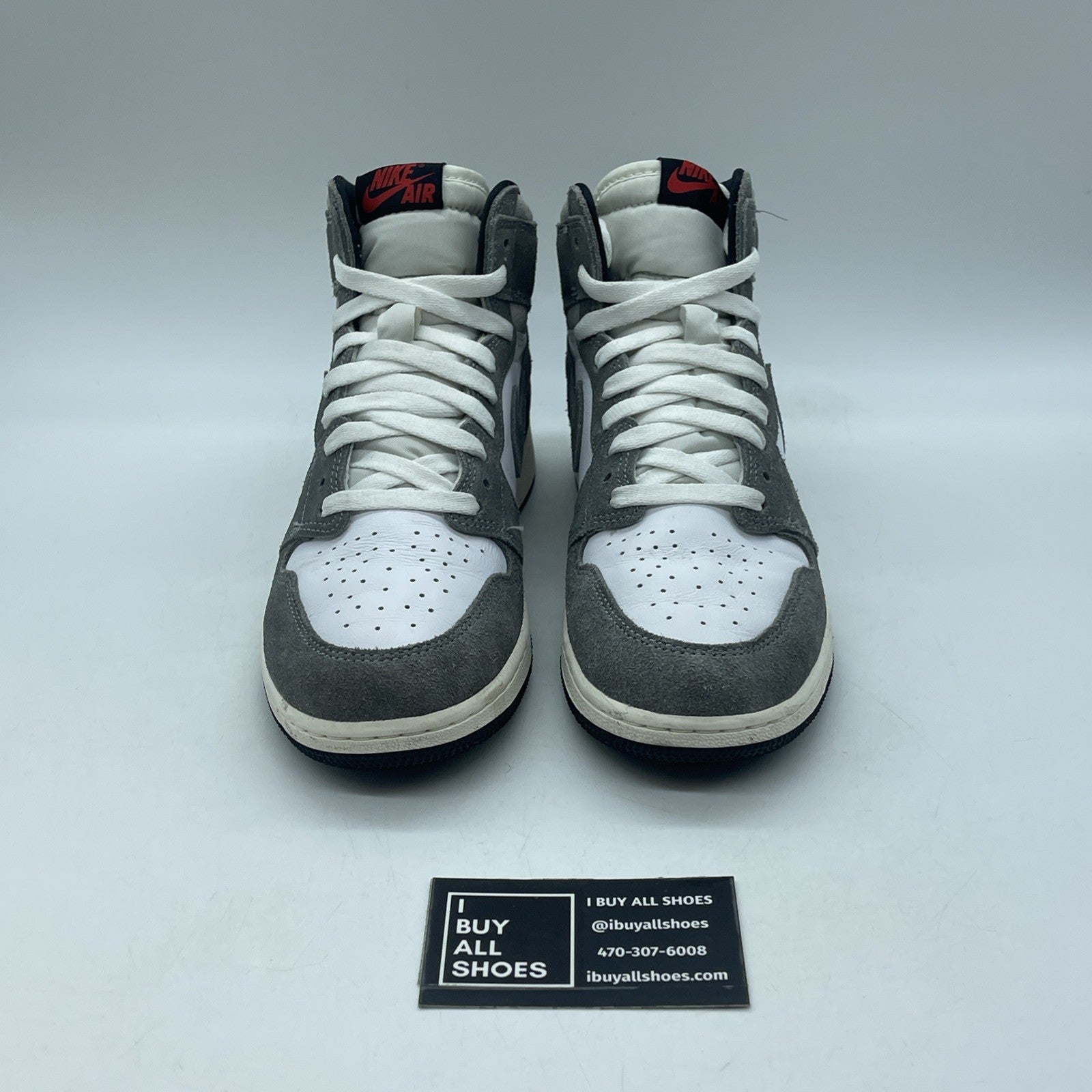 Size 6.5 (GS) - Air Jordan 1 High Retro OG Washed Black