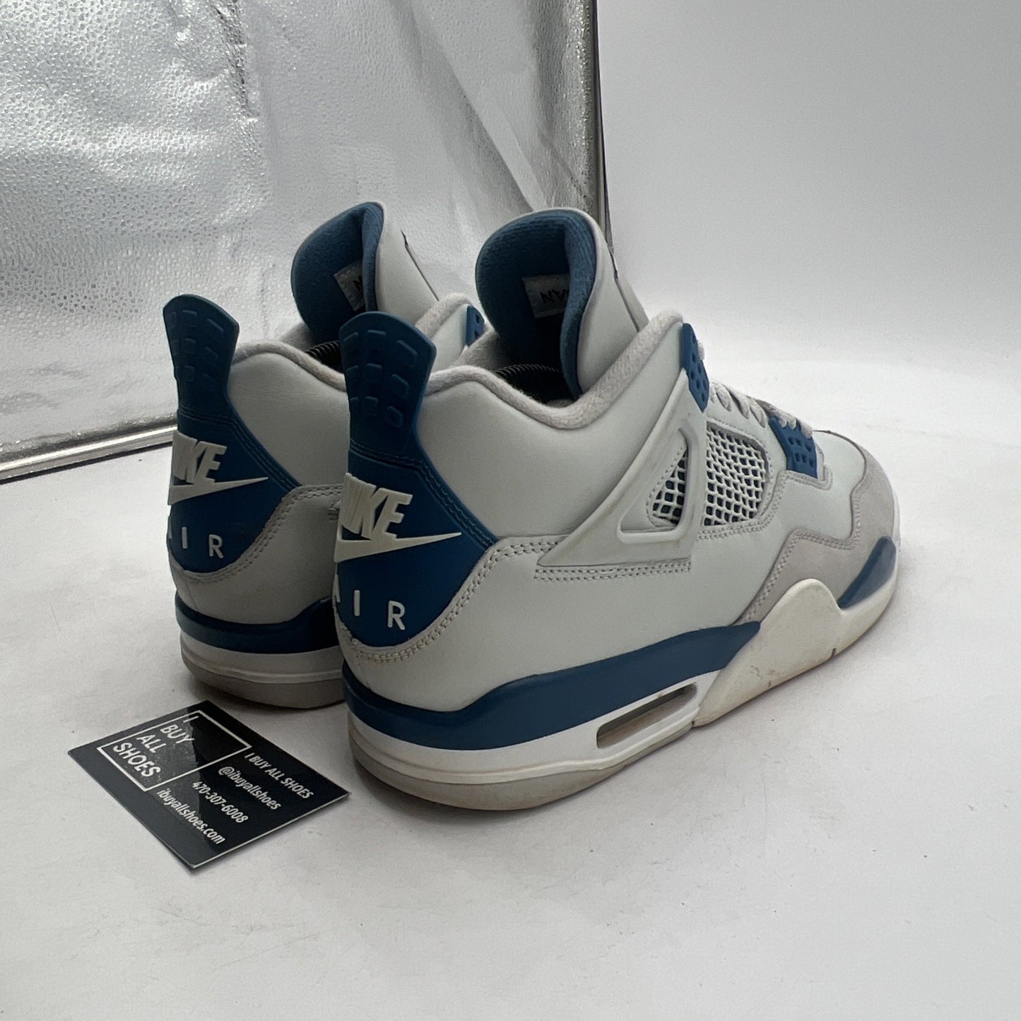 Size 9.5 - Air Jordan 4 Retro 2024 Military Blue (FV5029-141)