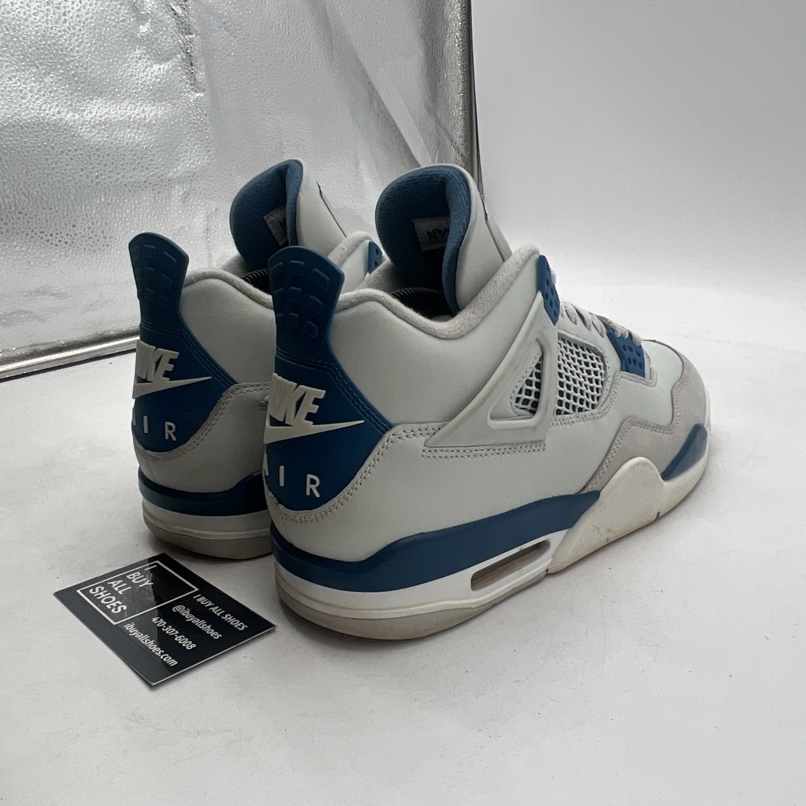 Size 9.5 - Air Jordan 4 Retro 2024 Military Blue (FV5029-141)