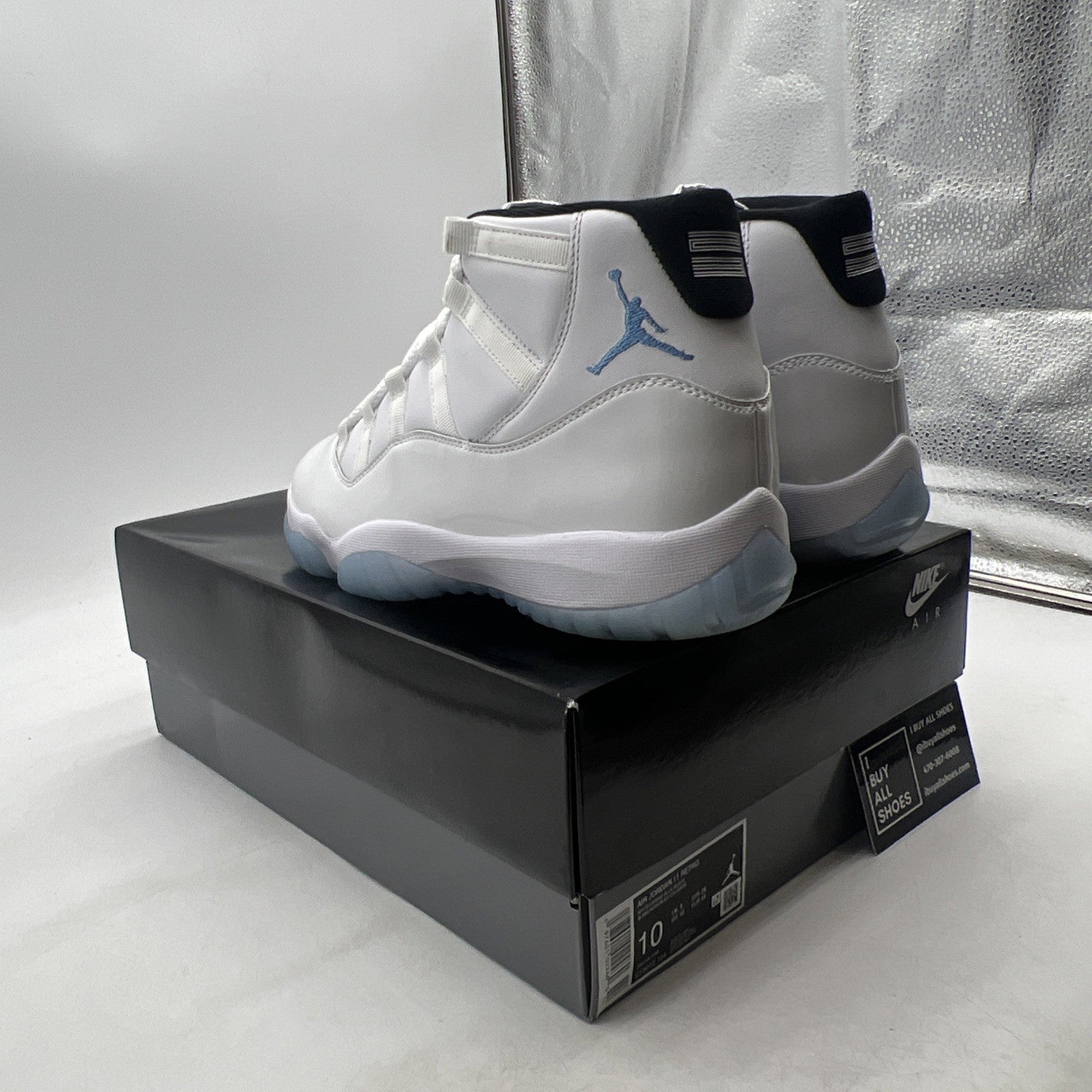 Size 10 - Air Jordan 11 Retro 2024 Legend Blue / Columbia (CT8012-104)