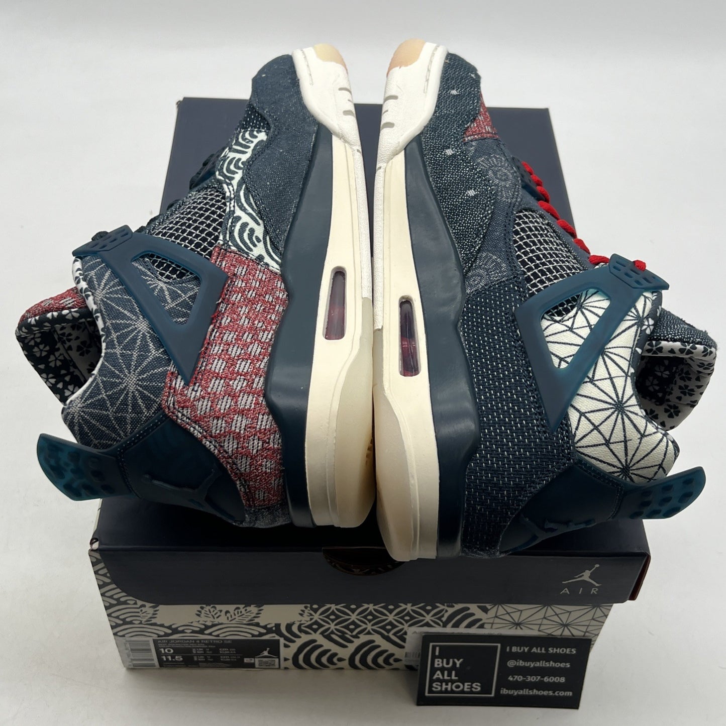 Size 10 - Air Jordan 4 Retro SE Sashiko (CW0898-400)