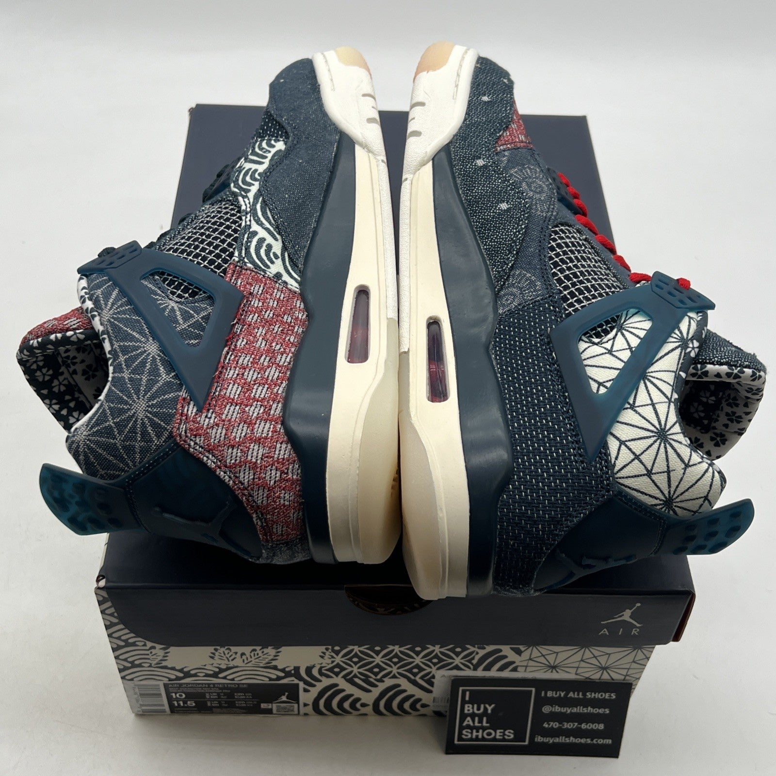 Size 10 - Air Jordan 4 Retro SE Sashiko (CW0898-400)