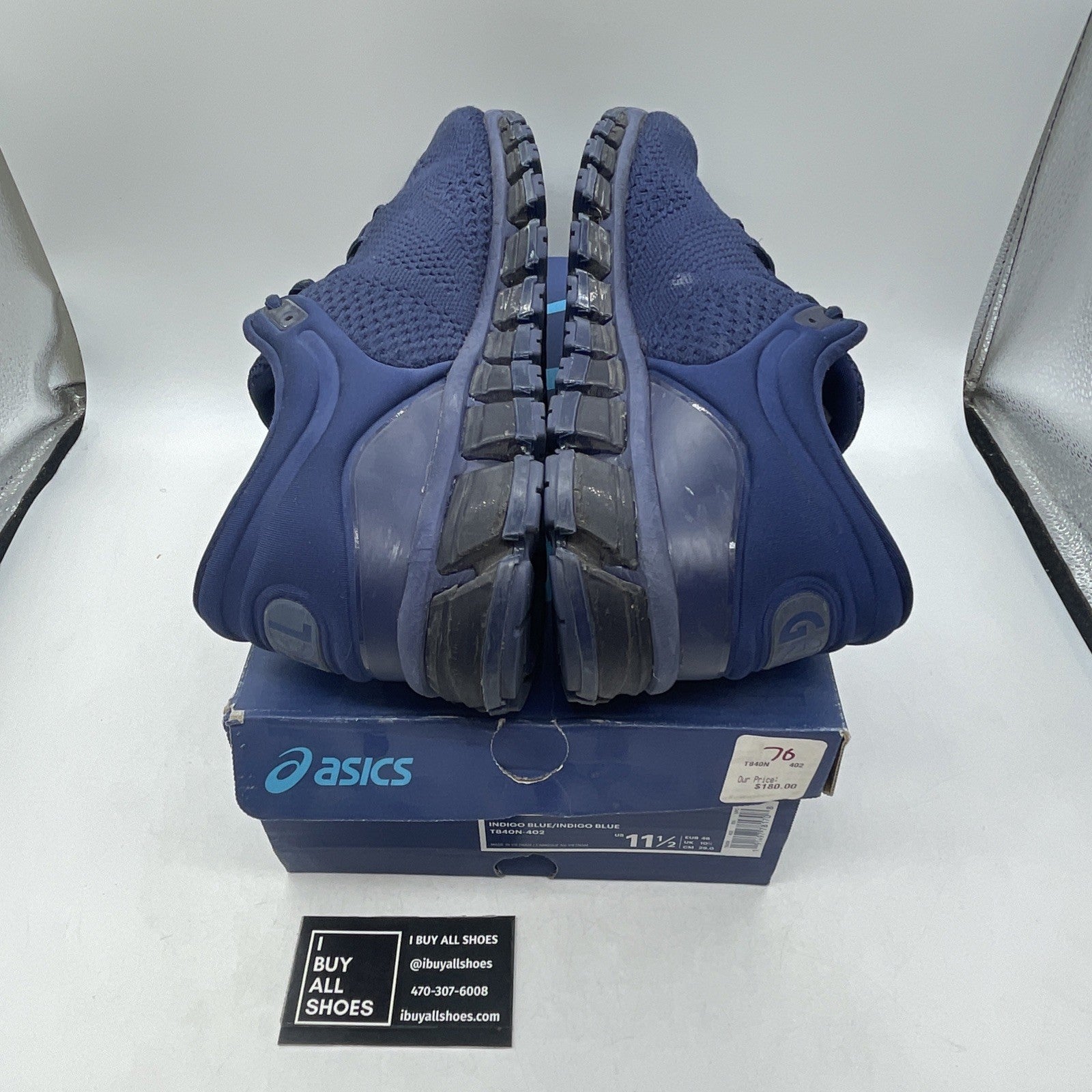 Size 11.5 - ASICS Gel Quantum 360 Knit Navy Blue (T84ON)