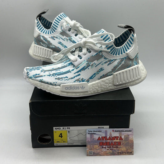 Size 4 - adidas Sneakersnstuff x NMD_R1 Primeknit Datamosh Brand New Og All DS